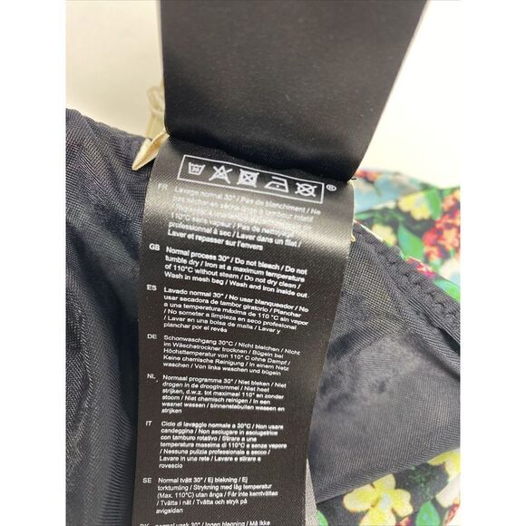 MAJE Paris Bikini Bottom Womens 1 Small S Blue Floral NEW $145 Side-Tie TRACY - Picture 11 of 11